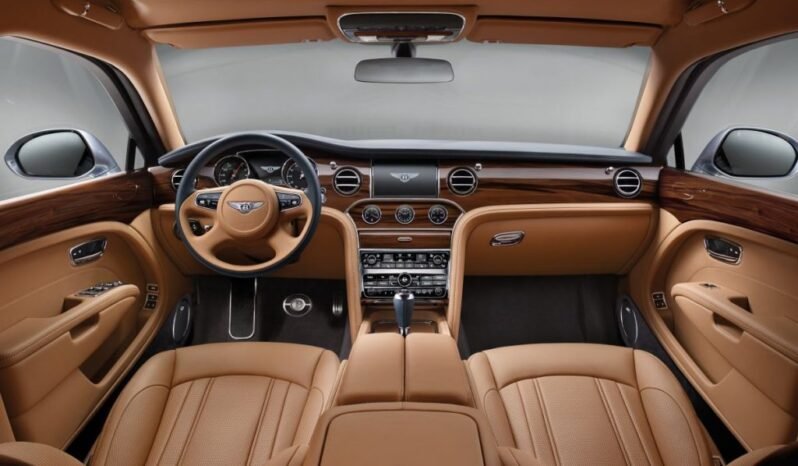 
								Bentley Mulsanne 4-door sedan blue full									